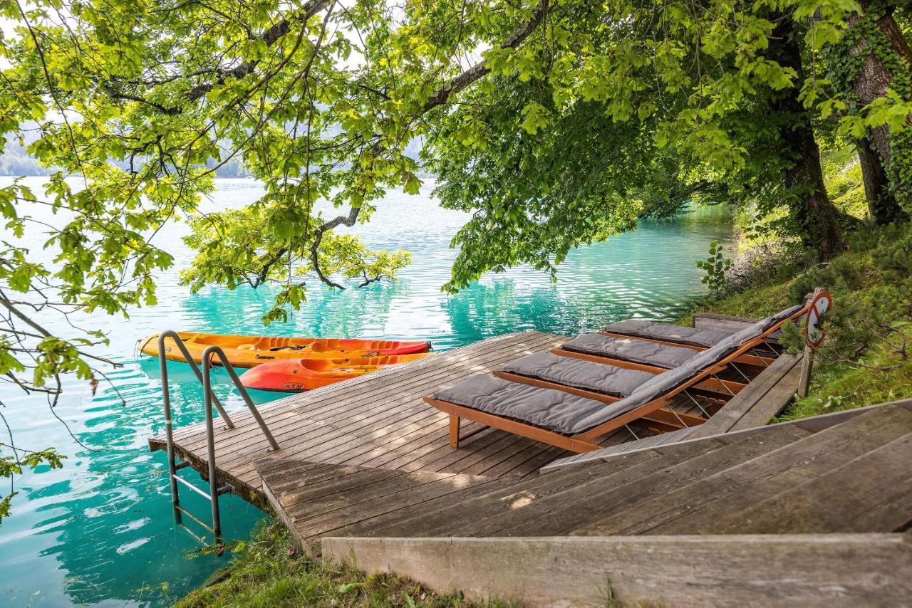 Private Beach House On Lake Bled Eksteriør billede
