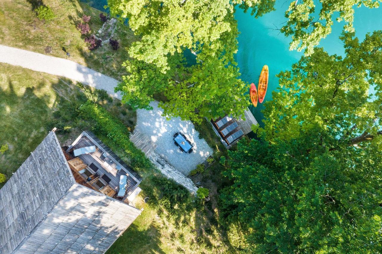 Private Beach House On Lake Bled Eksteriør billede