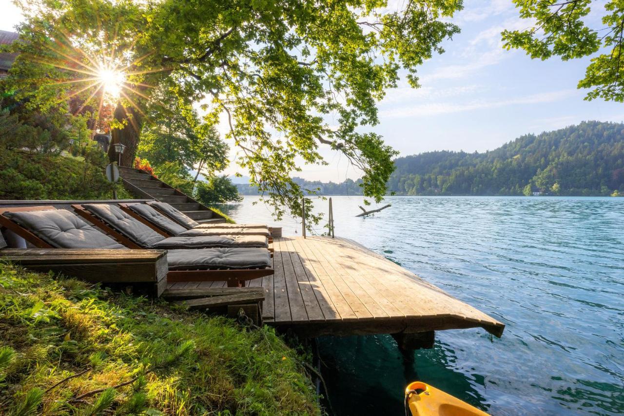 Private Beach House On Lake Bled Eksteriør billede